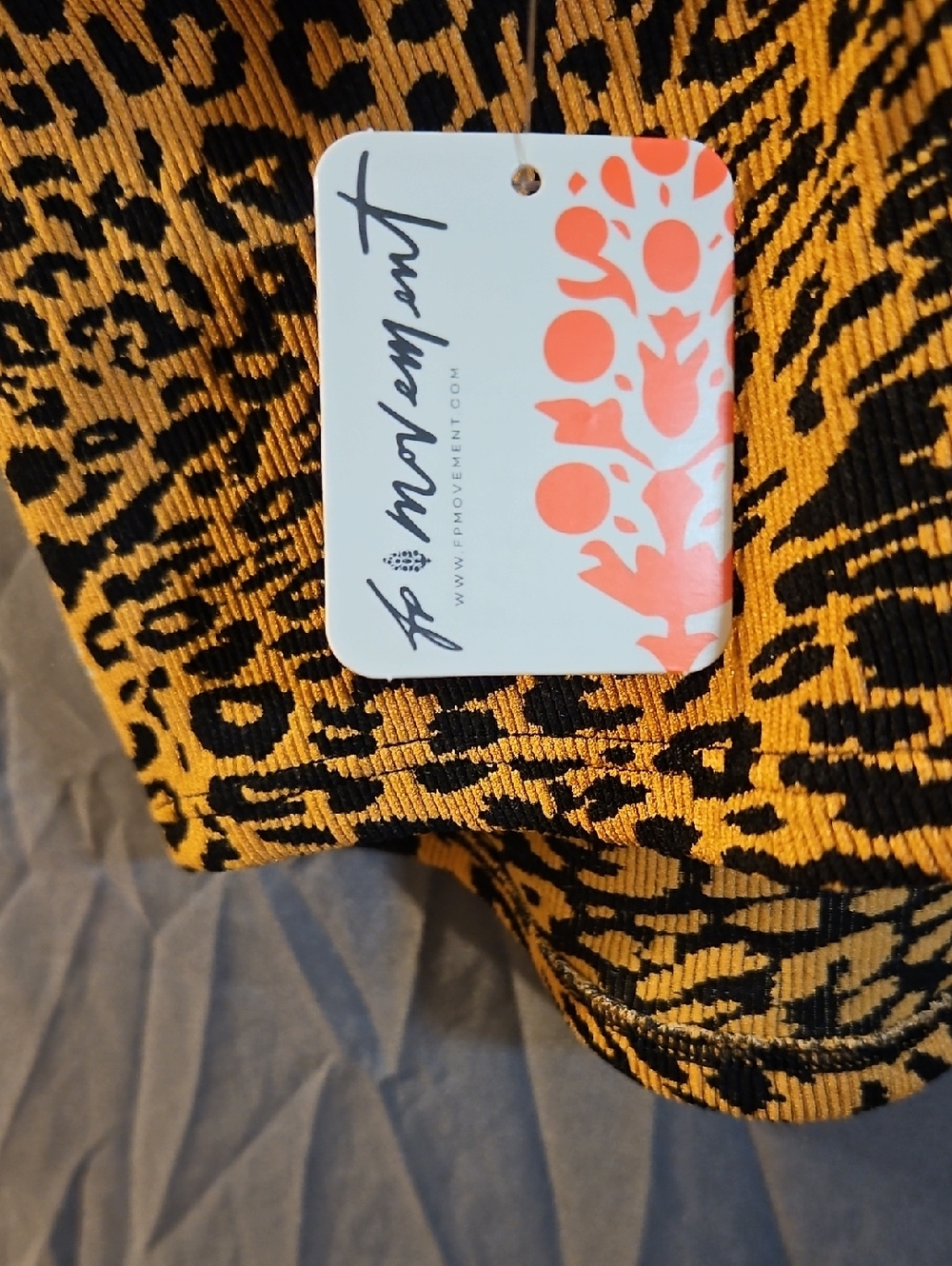FP Movement Women's All Clear Leopard Cami: NEW WITH TAGS: SIZE M/L - Picture 3 of 6